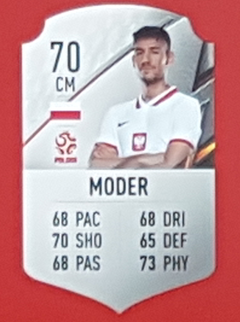 Tak wygląda karta Modera w grze FIFA 22! :D